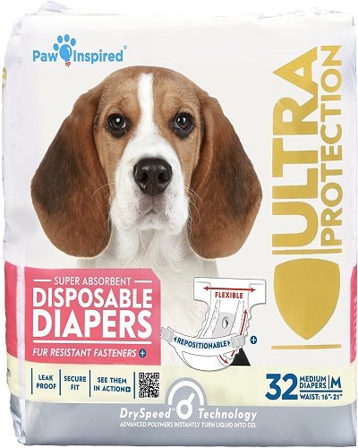 Paw Inspired Disposable Dog Diapers — Premium Choice