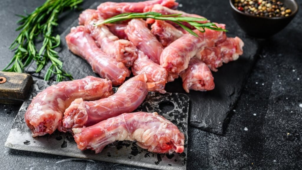 How do you clean a smoked turkey neck?