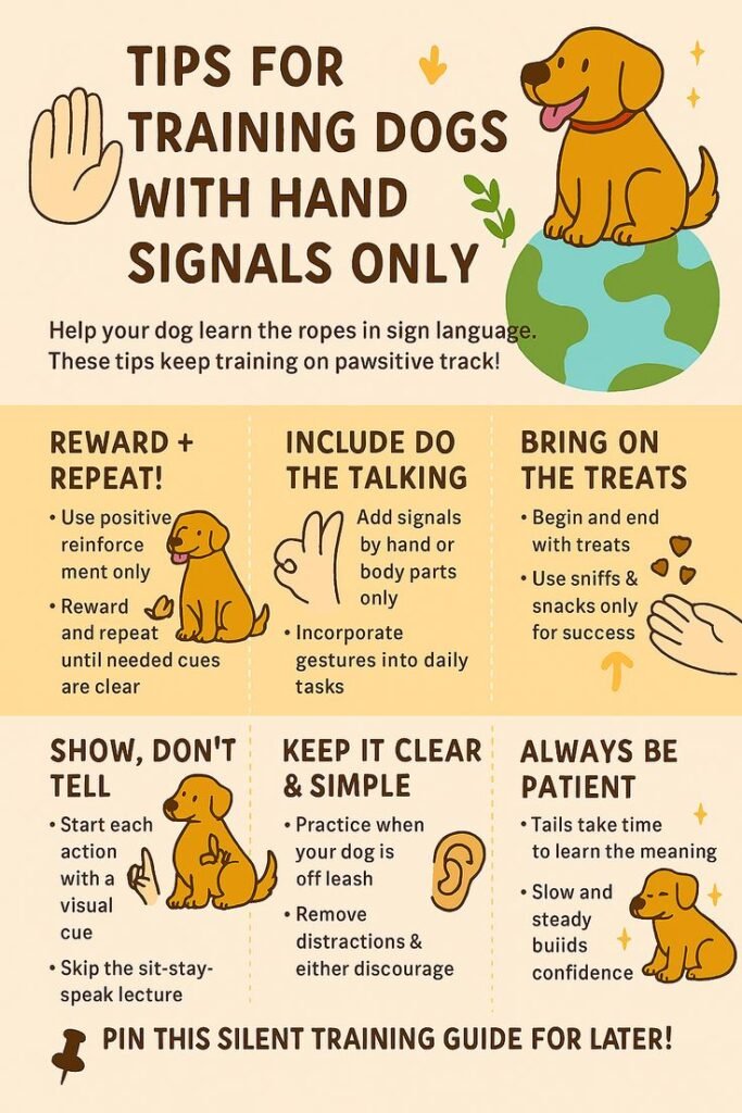 1 Tips for Training Dogs with Hand Signals Only