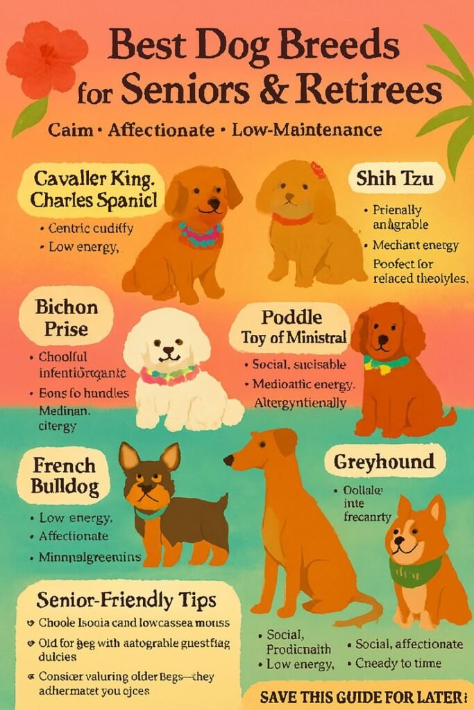 4 Best Dog Breeds for Seniors & Retirees