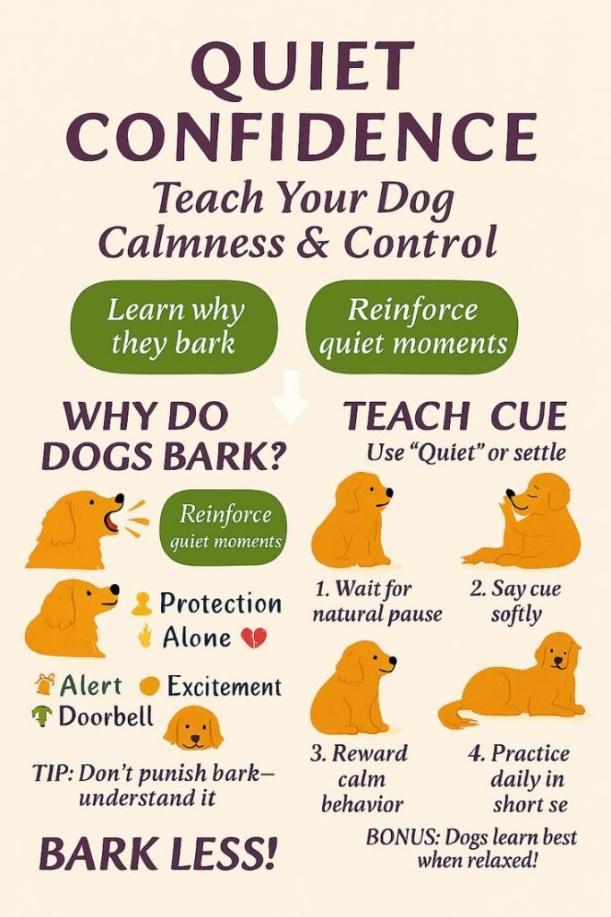 6 How to Teach Your Dog to Be Quiet on Command