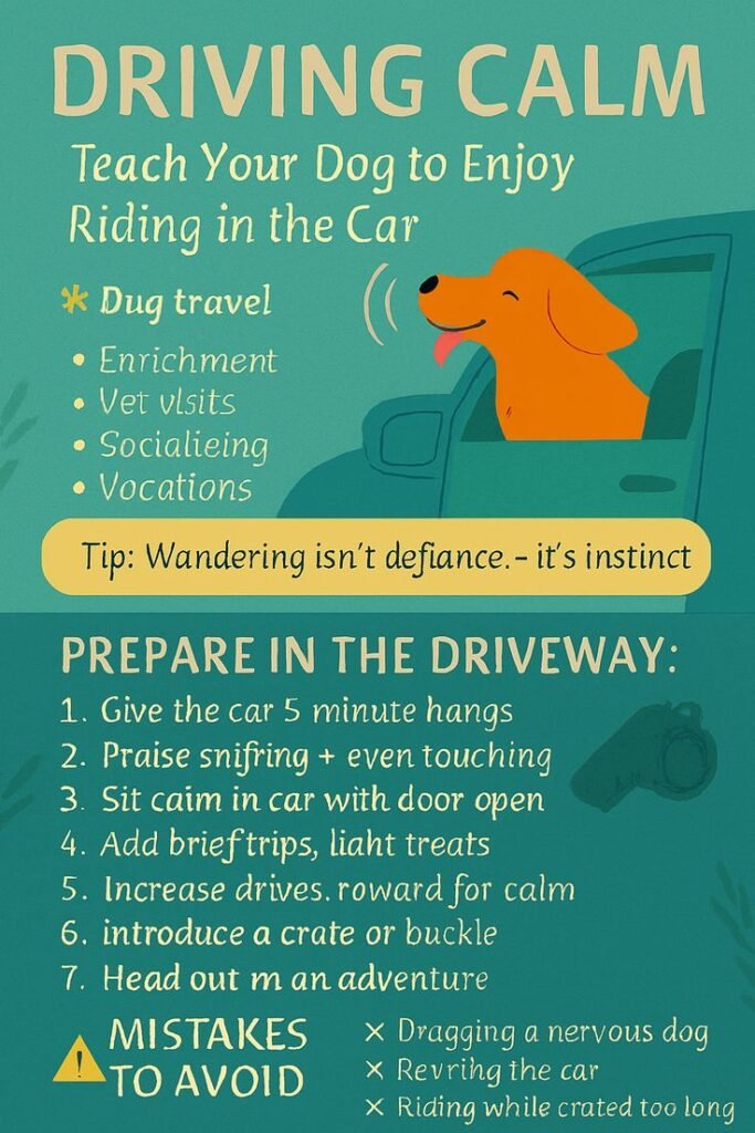 7 Training Your Dog for Car Rides Without Anxiety