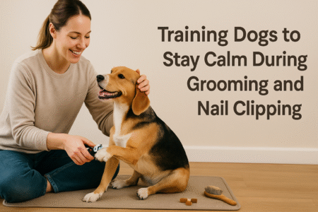 Training Dogs to Stay Calm During Grooming and Nail Clipping