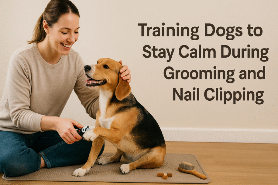 Training Dogs to Stay Calm During Grooming and Nail Clipping