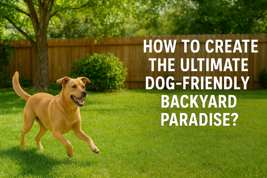 How to Create the Ultimate Dog-Friendly Backyard Paradise