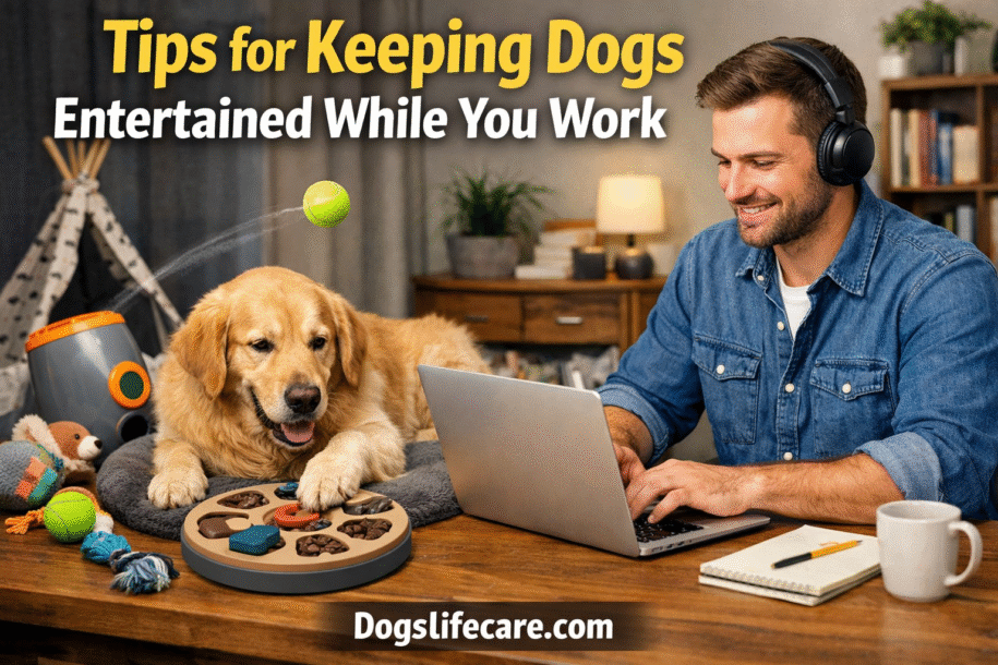 Tips for Keeping Dogs Entertained While You Work