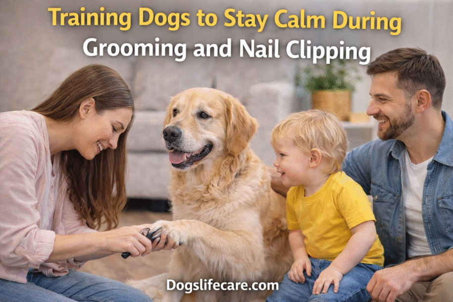 Training Dogs to Stay Calm During Grooming and Nail Clipping