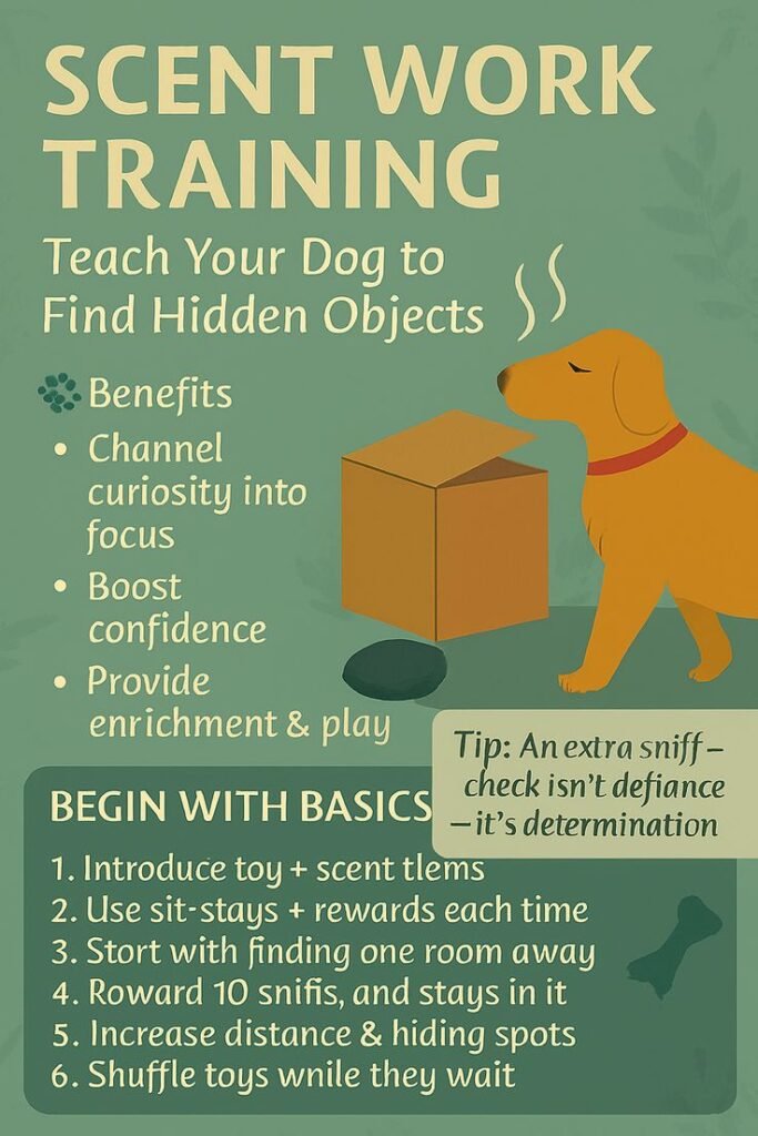 c05ecd57c7ed48c9d2a8bda07fc8802a Scent Work Training: Teach Your Dog to Find Hidden Objects