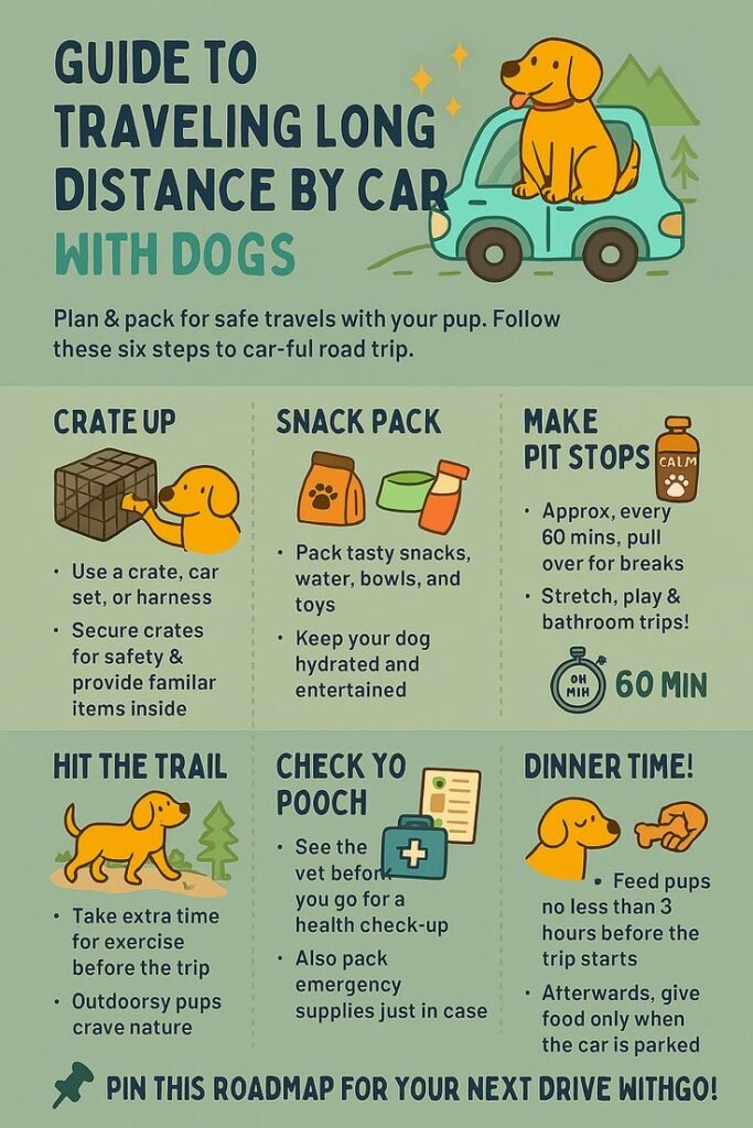 Guide to Traveling Long Distance by Car with Dogs