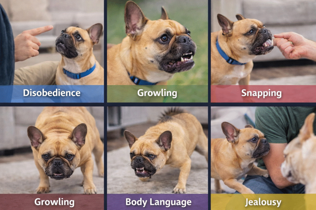 Signs of Aggression in French Bulldogs Signs of Aggression in French Bulldogs