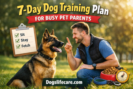 7-Day Dog Training Plan for Busy Pet Parents (Sit, Stay, Come & Walk Nicely)
