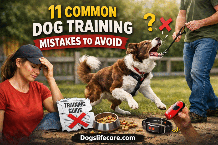 11 Common Dog Training Mistakes to Avoid