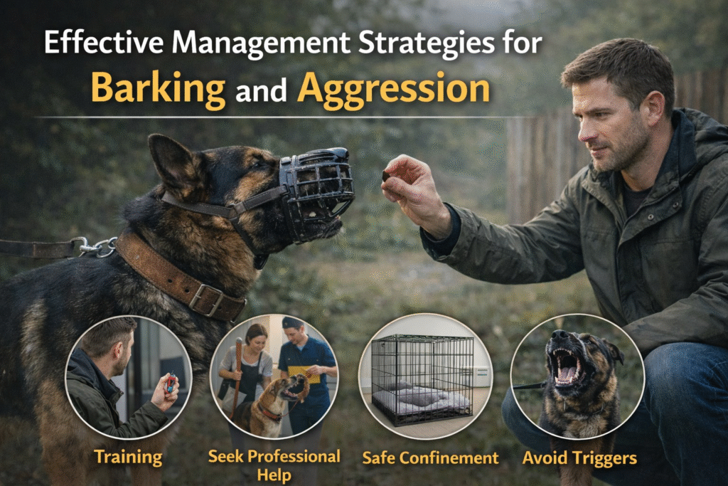 Effective Management Strategies for Barking and Aggression Effective Management Strategies for Barking and Aggression