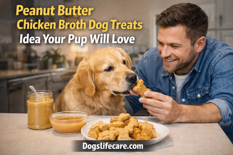 Peanut Butter Chicken Broth Dog Treats Idea Your Pup Will Love