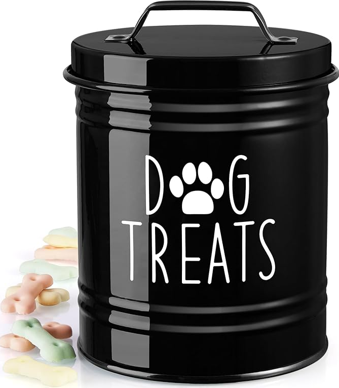 Small Dog Treat Container Airtight 6 Tall X 4.9