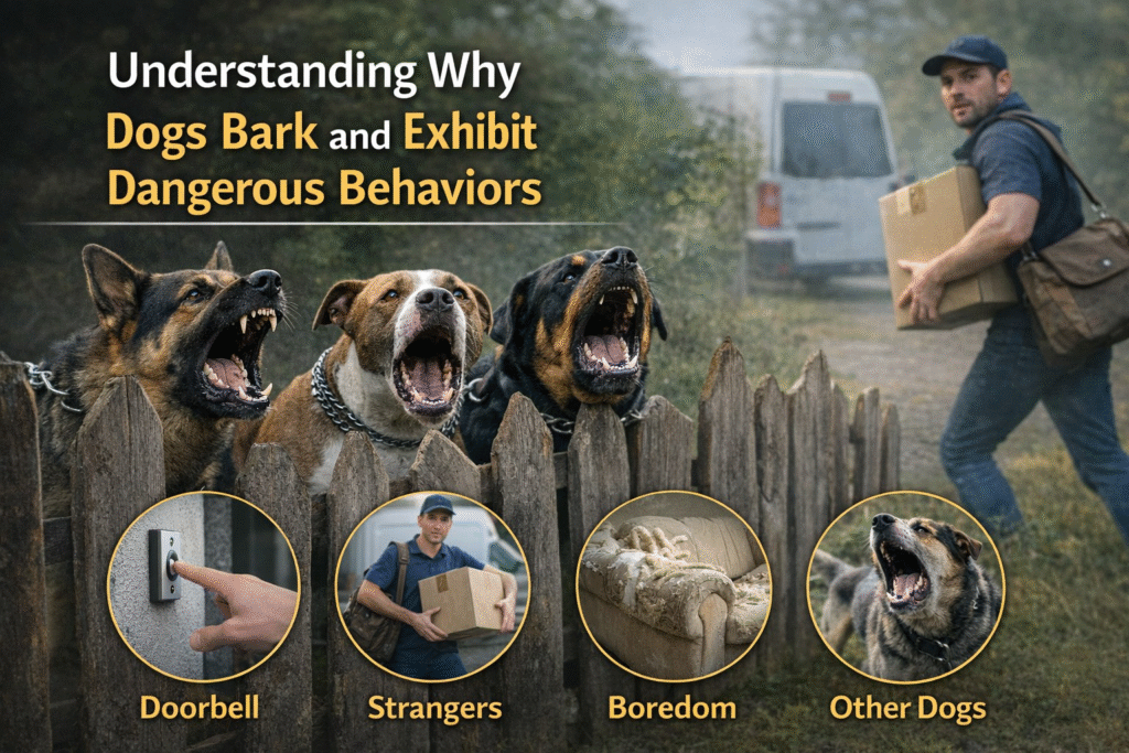 Understanding Why Dogs Bark and Exhibit Dangerous Behaviors Understanding Why Dogs Bark and Exhibit Dangerous Behaviors