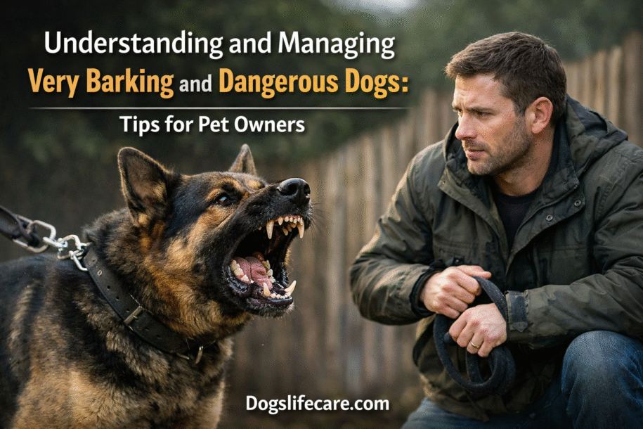 Understanding and Managing Very Barking and Dangerous Dogs: Tips for Pet Owners