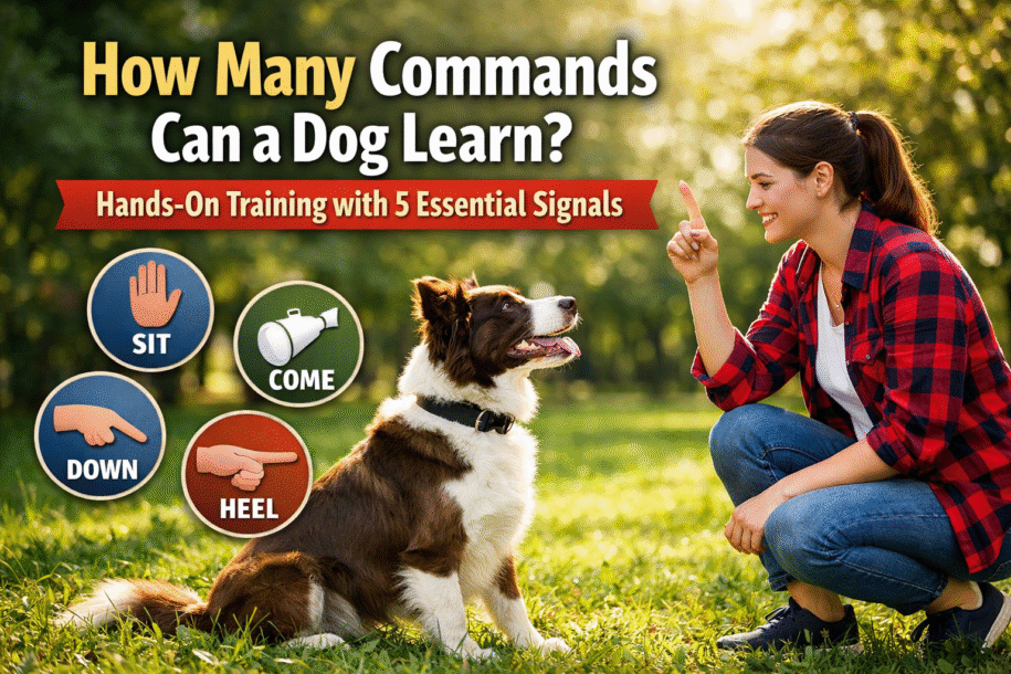 How Many Commands Can a Dog Learn? Teach Your Dog 5 Essential Signals!